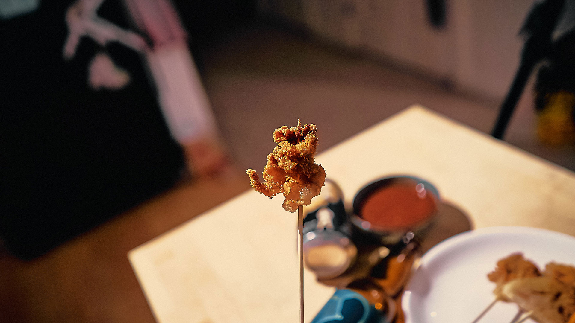 kushikatsu made with daibutsu craft beer